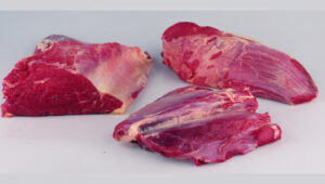 Beef Silverside muscles separated with Eye-round